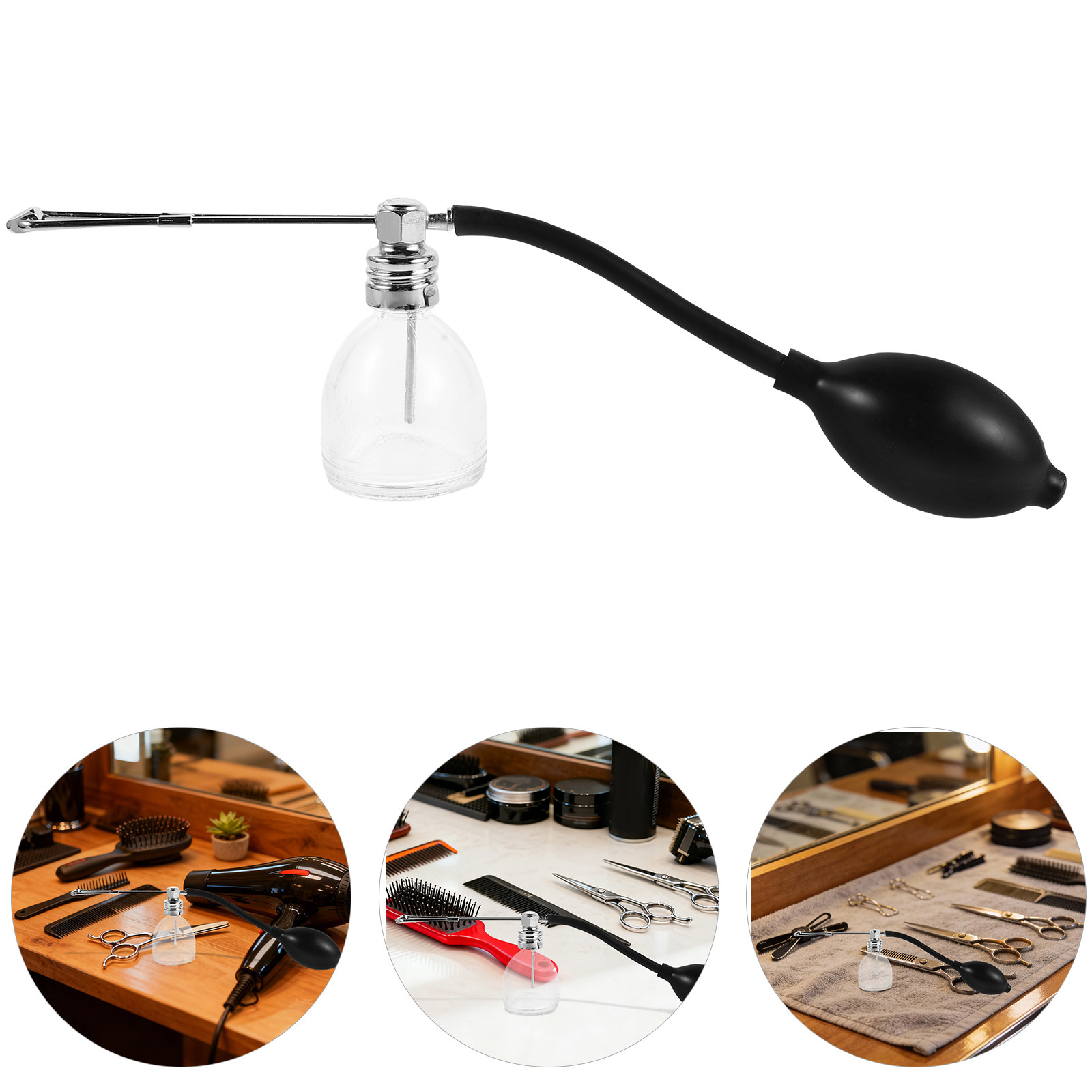 Misting Bottle Fine - Hair Fiber Pump Applicator 40Ml Barbershop